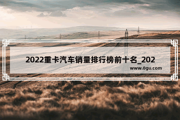2022重卡汽车销量排行榜前十名_2021北汽福田轻卡汽车8月销量排行榜