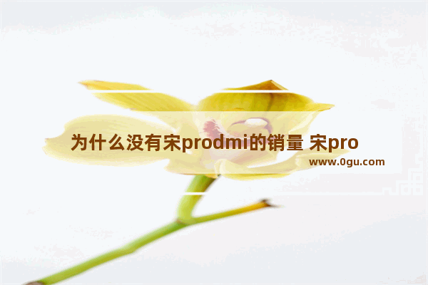 为什么没有宋prodmi的销量 宋prodmi七月汽车销量