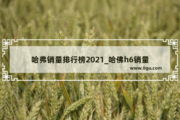 哈弗销量排行榜2021_哈佛h6销量