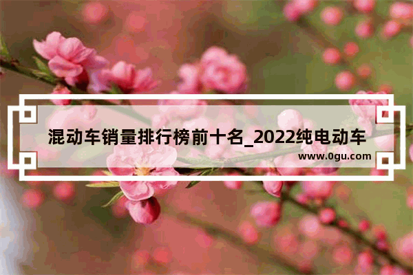 混动车销量排行榜前十名_2022纯电动车销量排行榜
