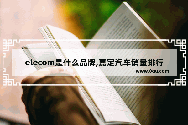 elecom是什么品牌,嘉定汽车销量排行