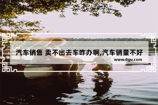 汽车销售 卖不出去车咋办啊,汽车销量不好怎么办啊