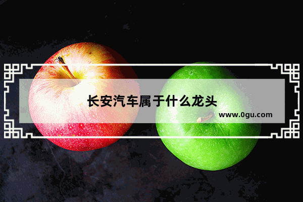 长安汽车属于什么龙头