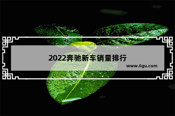 2022奔驰新车销量排行