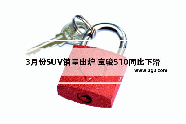3月份SUV销量出炉 宝骏510同比下滑近一倍 您的爱车上榜了吗