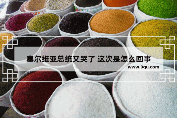 塞尔维亚总统又哭了 这次是怎么回事