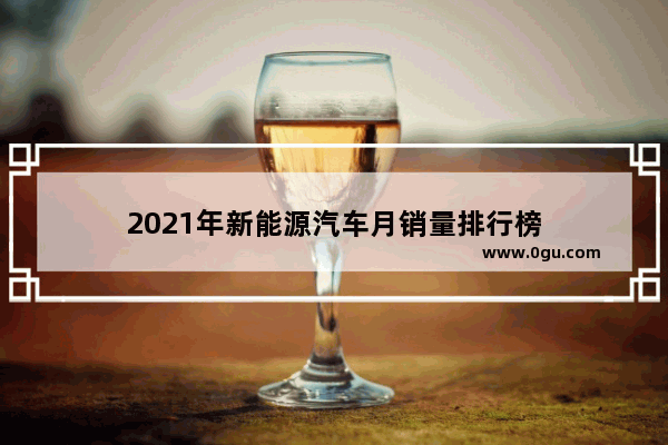 2021年新能源汽车月销量排行榜