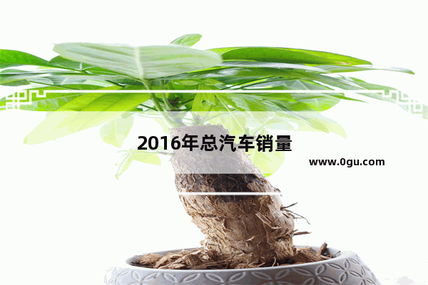 2016年总汽车销量