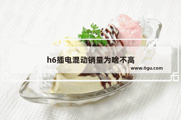 h6插电混动销量为啥不高