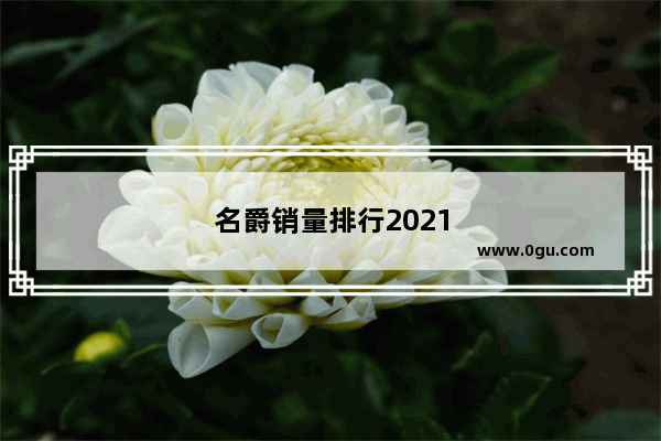 名爵销量排行2021