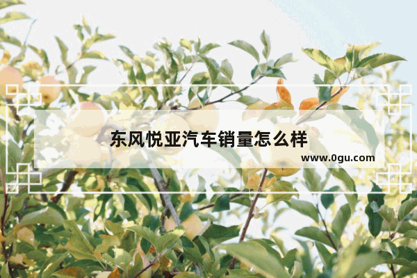 东风悦亚汽车销量怎么样