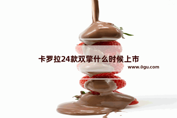 卡罗拉24款双擎什么时候上市