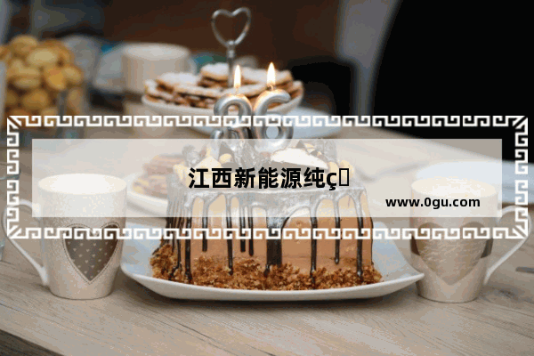江西新能源纯电动汽车销量排名