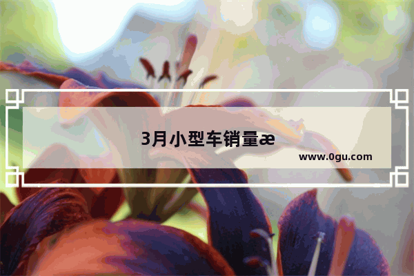 3月小型车销量排行榜