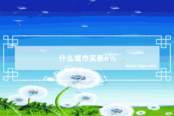 什么城市买新车提车快