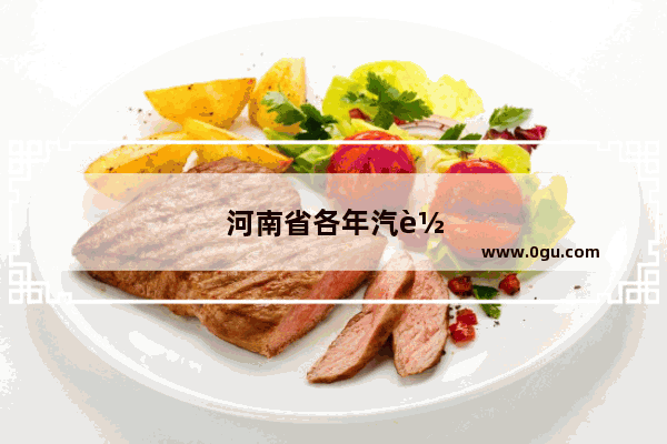 河南省各年汽车销量排行榜表