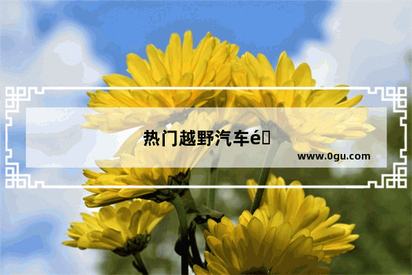 热门越野汽车销量排行榜前十名品牌