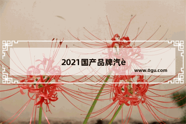 2021国产品牌汽车总销量