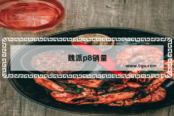 魏派p8销量