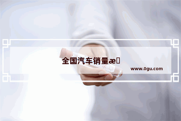 全国汽车销量查询官网