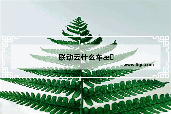 联动云什么车最好