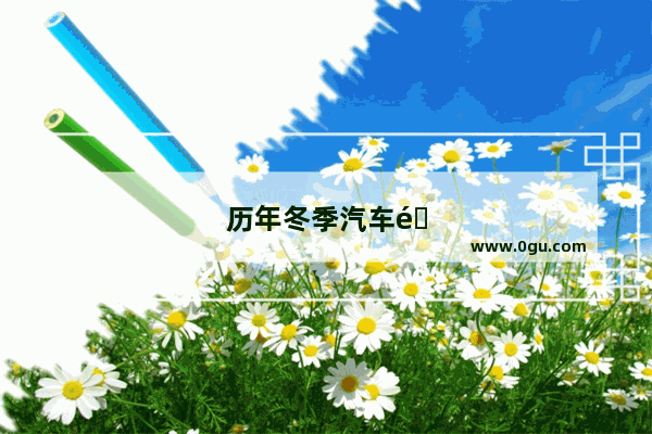 历年冬季汽车销量排行榜