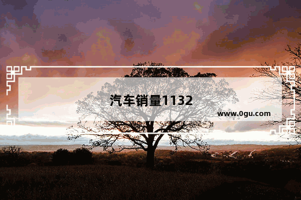 汽车销量1132
