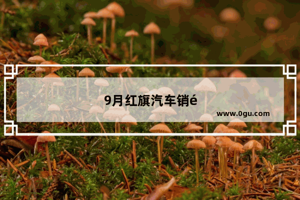 9月红旗汽车销量多少辆