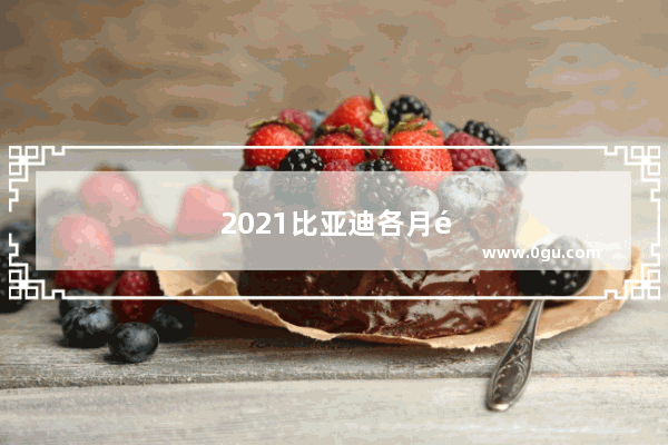 2021比亚迪各月销量