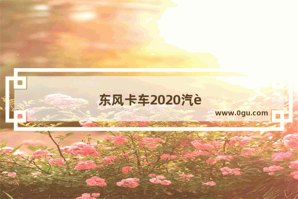 东风卡车2020汽车销量如何