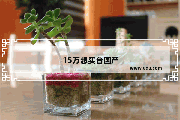 15万想买台国产SUV 能推荐几款车型吗