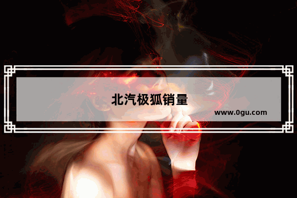 北汽极狐销量