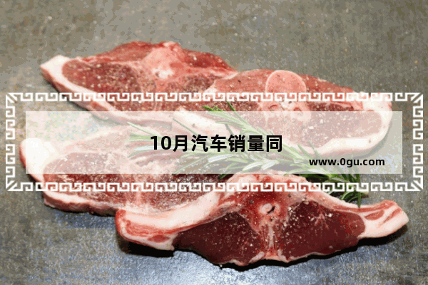 10月汽车销量同比加速增长