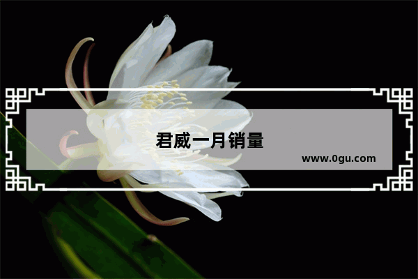 君威一月销量