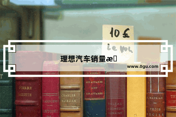理想汽车销量排名榜